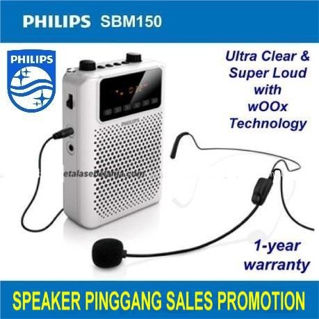 SPEAKER TOUR GUIDE LEADER WAISTBAND SPEAKER MIC - PHILIPS SBM150