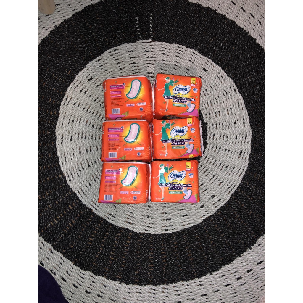 Charm Pembalut Body Fit 23Cm Non Wing Isi 8 Pads Softex Charm Wanita Extra Maxi Anti Bocor Softek Unicharm Original Ekonomis Kembali Bentuk Semula
