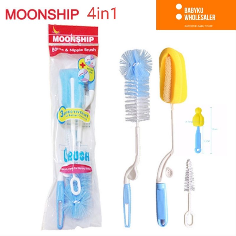 Sikat botol 4in1 moonship / brush bottle moon ship