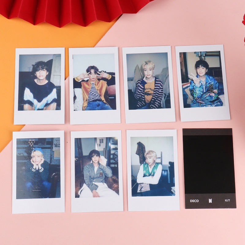 Kartu Lomo Foto BTS Bangtan Boys SUGA JiMin V RM Jin JungKook