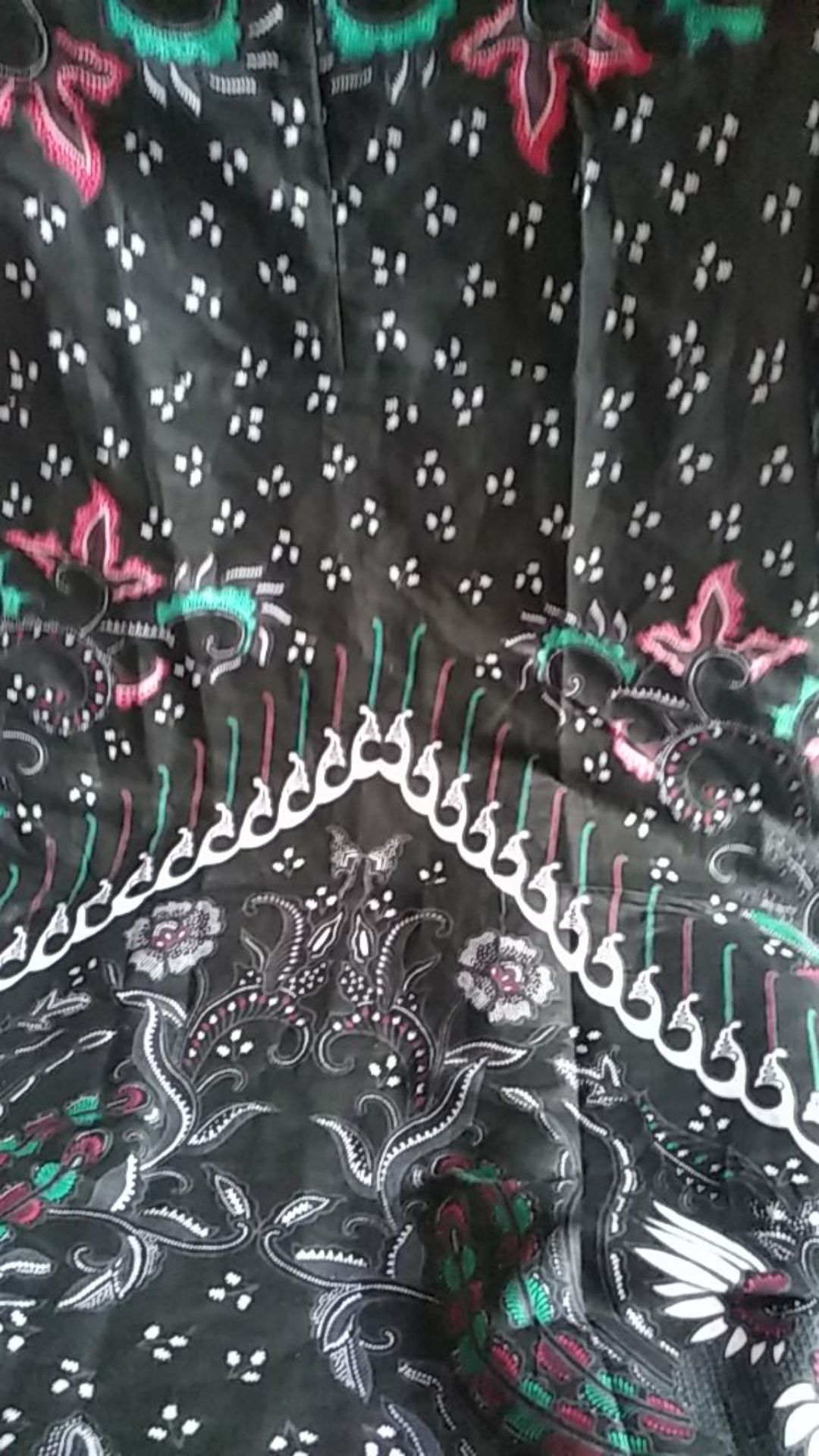 Batik Couple Keluarga Sania Ruffle Ori Ndoro Jowi Dnt Kupu Putih