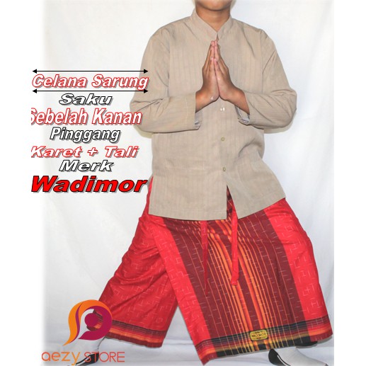 Sarung Celana Anak Wadimor Ori - Sarung Wadimor - Celana Sarung wadimor anak Asli