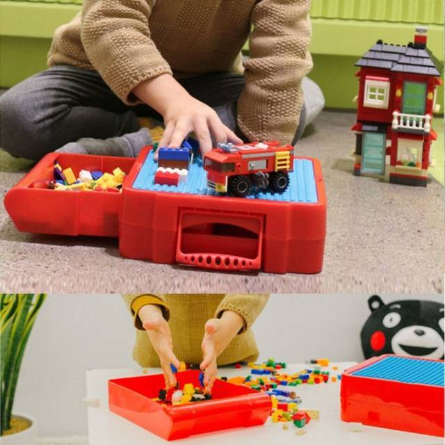 MAINAN ANAK | KOTAK LEGO | TAS LEGO | KOTAK PENYIMPANAN LEGO TAS LEGO