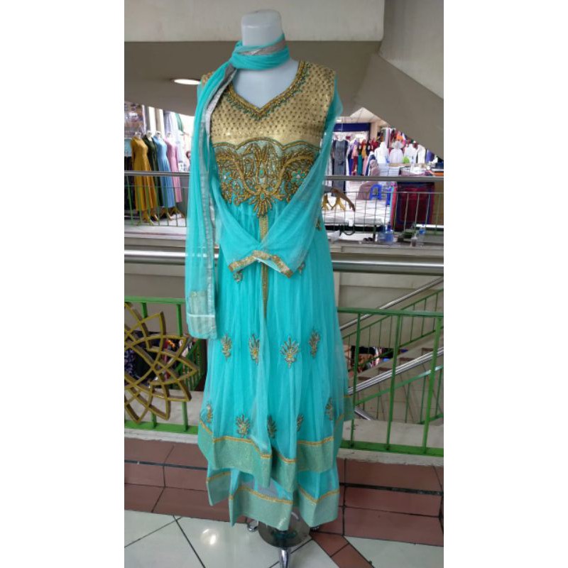 Baju india / stelan india / full set wanita / anarkali india