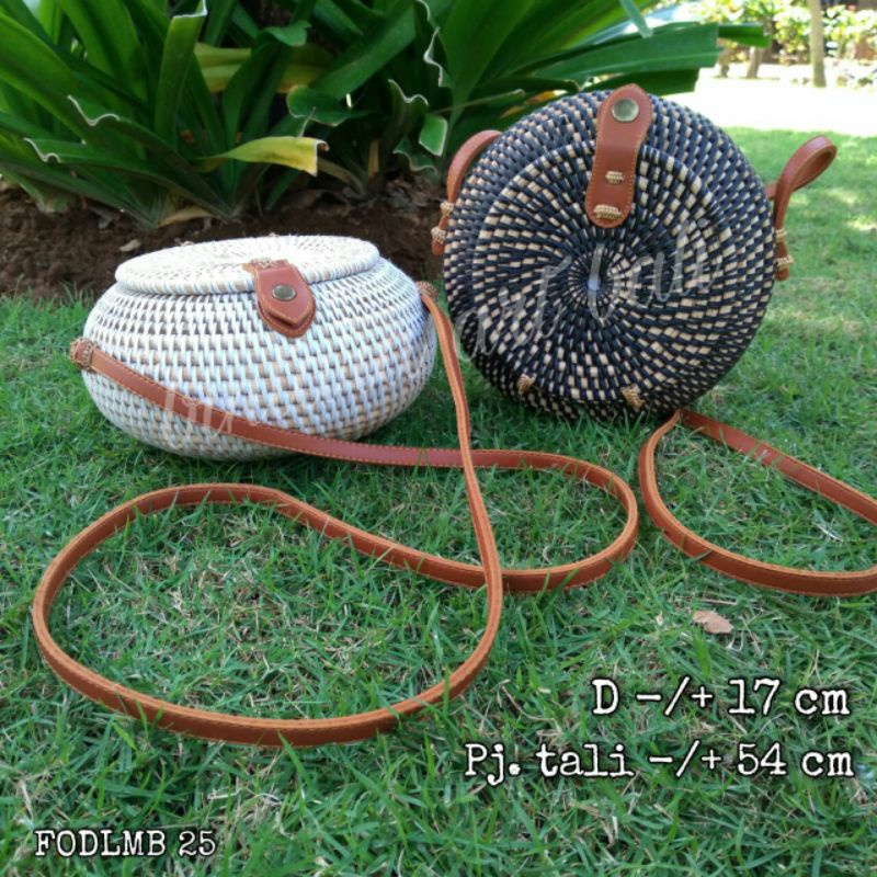 tas rotan selempang tas rotan bali tas rotan murah tas rotan bulat handmade tas wanita selempang