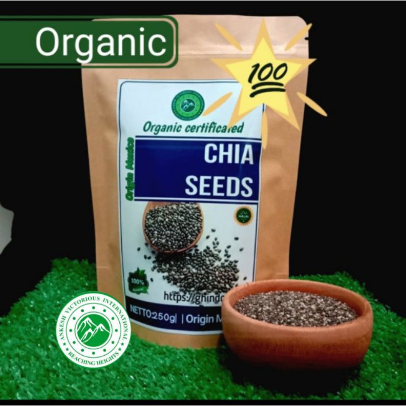 

Ankesh ORGANIC CHIA SEEDS 250G PREMIUM