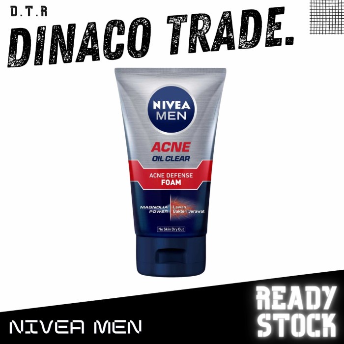 Nivea Men Acne Oil Clear Acne Defense Foam
