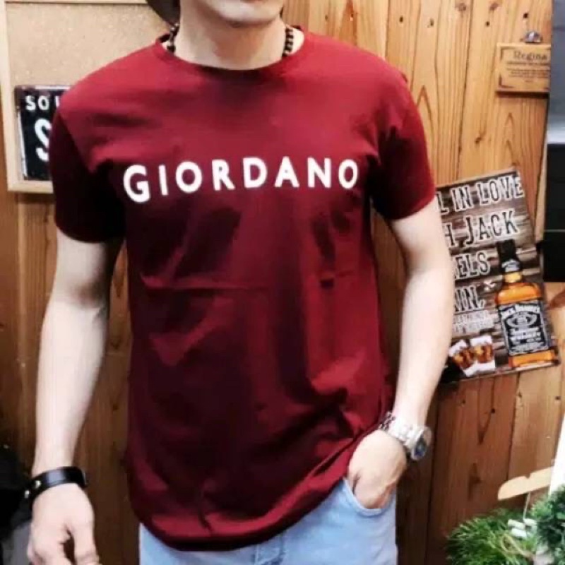 Kaos Pria Polos Kaos Distro Lengan Pendek Kaos Motif GIORDANO