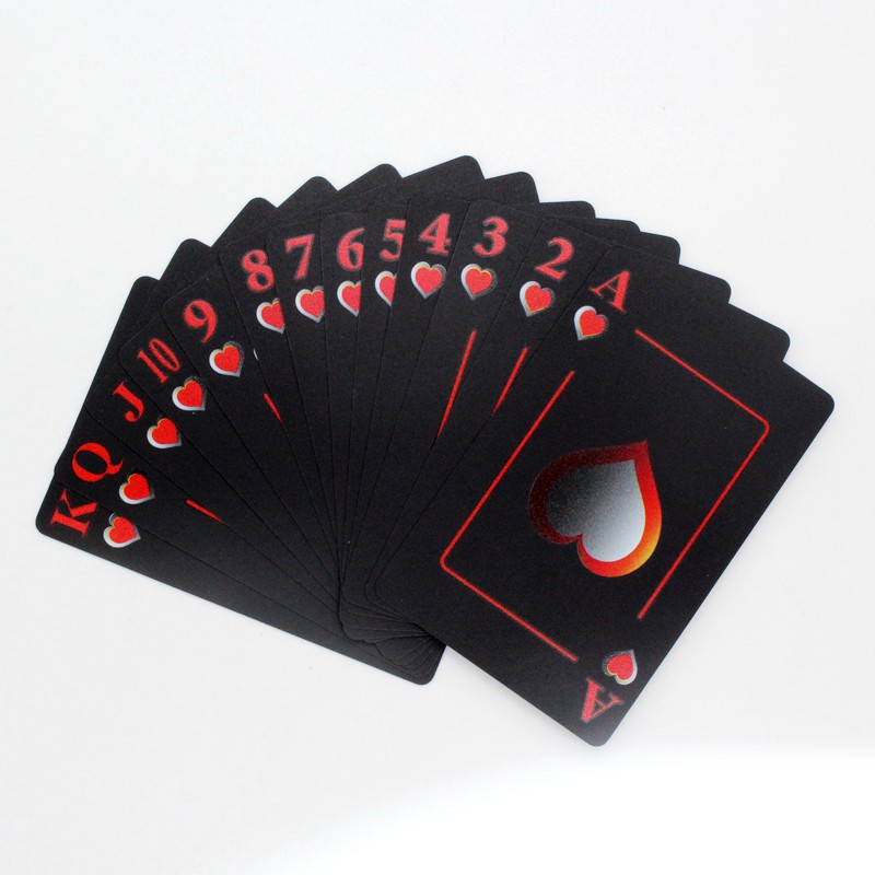 Kartu Remi Eksklusif - Waterproof PVC Poker Playing Cards Novelty High Quality Collection Board Game