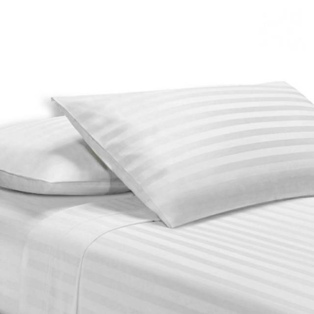 Premium Bantal Tidur Set Putih Salur - Bantal Hotel