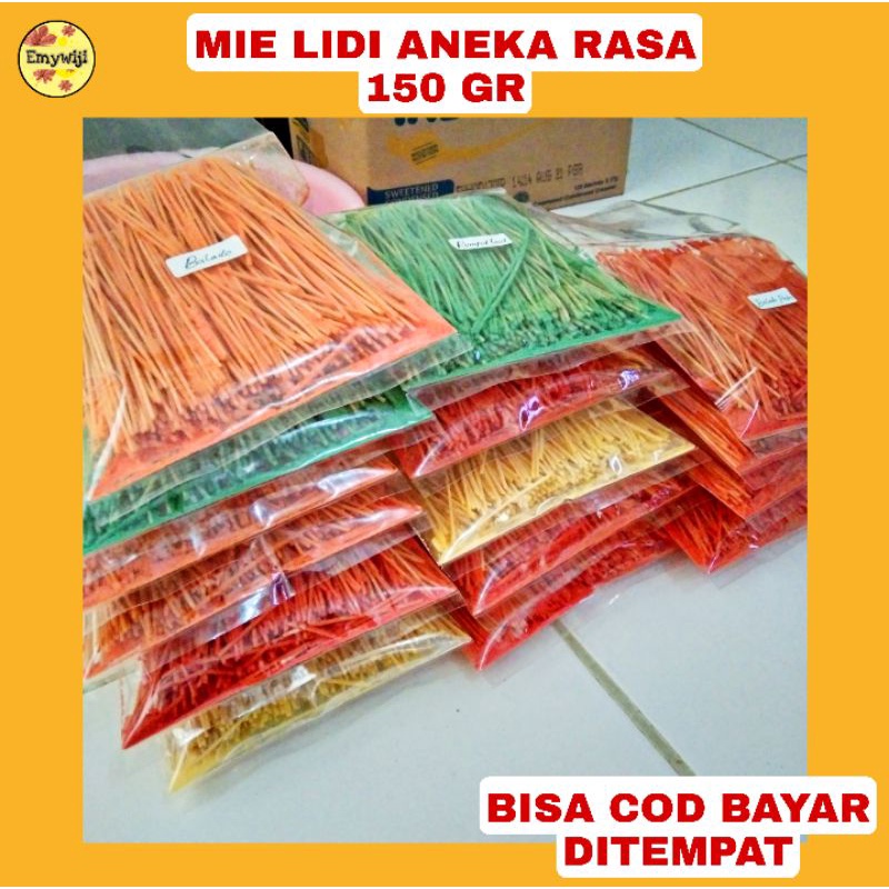 

[150gr] Mie Lidi Mie Jadul Mie Sodo Pedas Manis Asin Gurih Aneka Rasa