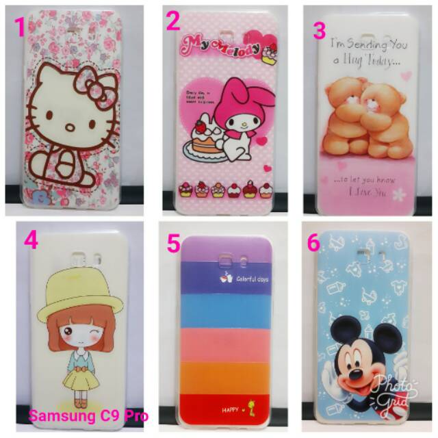 SoftCase Gambar timbul For Samsung C9 pro