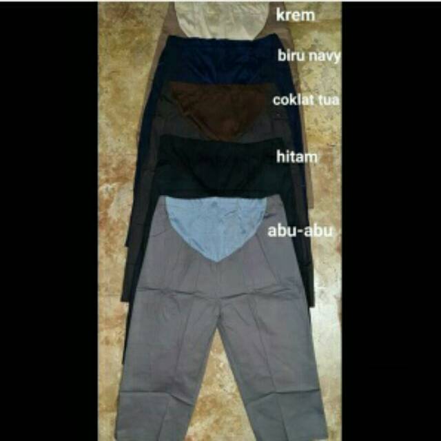 Celana Hamil 7/8 Katun Stretch