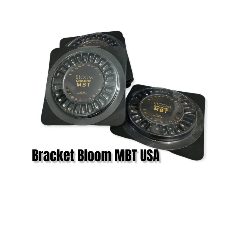 BRACKET METAL MBT 0.22 W/HKS BLOOM USA / BRACKET ORTHO / BEHEL GIGI 3Hook mini