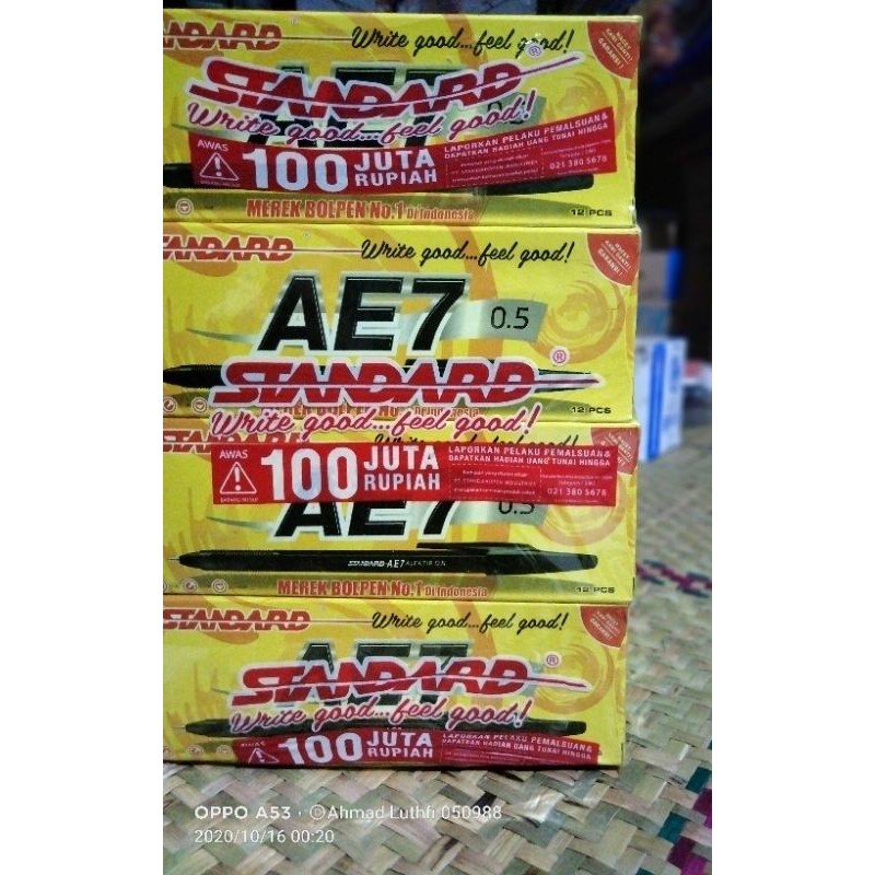 

pulpen Pena standar AE7 1gros dan lain lain