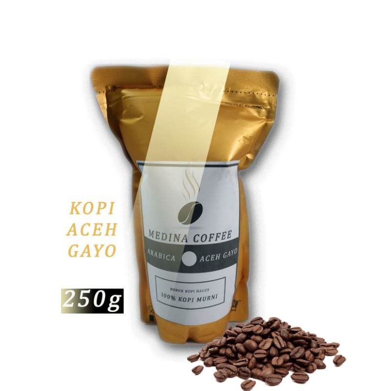 

Kopi Arabica Aceh Gayo Medium 100gr-1000gr bean, halus & kasar