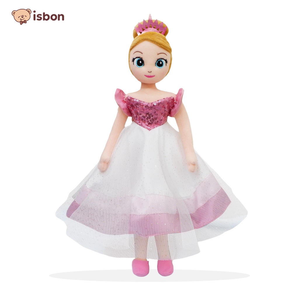 ISTANA BONEKA princess JENNIFER pink mainan anak perempuan elegan premium barbie gown baju bisa di lepas cute plush princes doll ratu putri