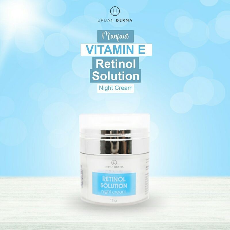 RETINOL SOLUTION NIGHT CREAM / KRIM MALAM RETINOL URBAN DERMA