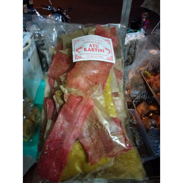 

kerupuk mlarat bumbu mentah khas cirebon