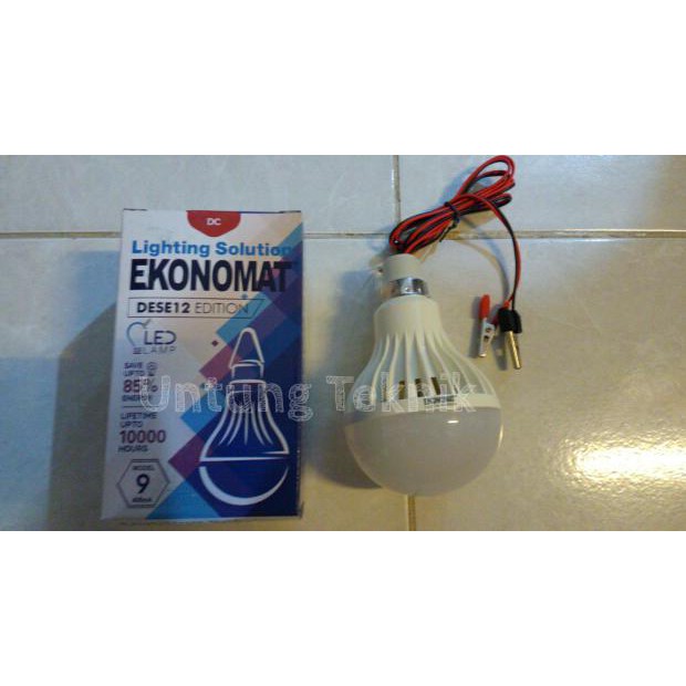 LAMPU LED 9 WATT EMERGENCY 12 VOLT TERLARIS