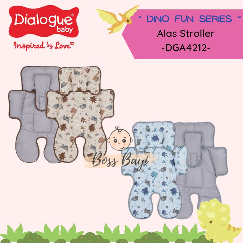 DIALOGUE BABY Alas Stroller Dino Fun Series DGA4212