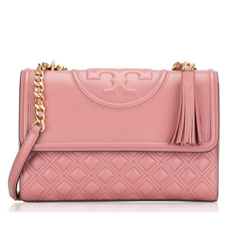 Tory Burch New Fleming Convertible Shoulder Bag - Pink Magnolia (76997)