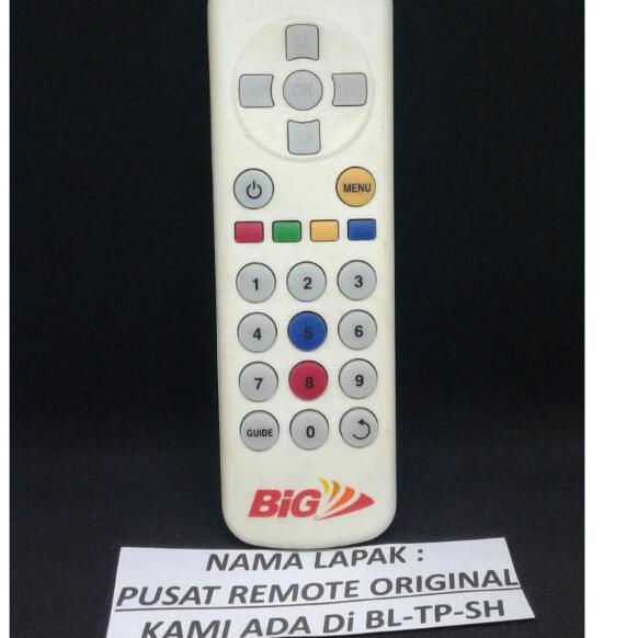 REMOTE REMOT RECEIVER PARABOLA BIG TV ORIGINAL ASLI