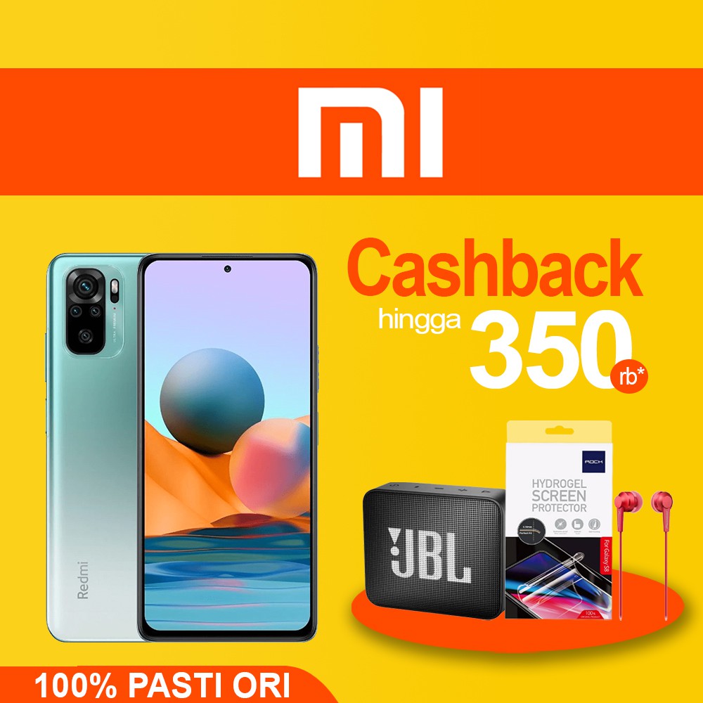 Xiaomi Redmi Note 10 4/64GB Garansi Resmi Redmi Note 10 64GB 6GB 128GB