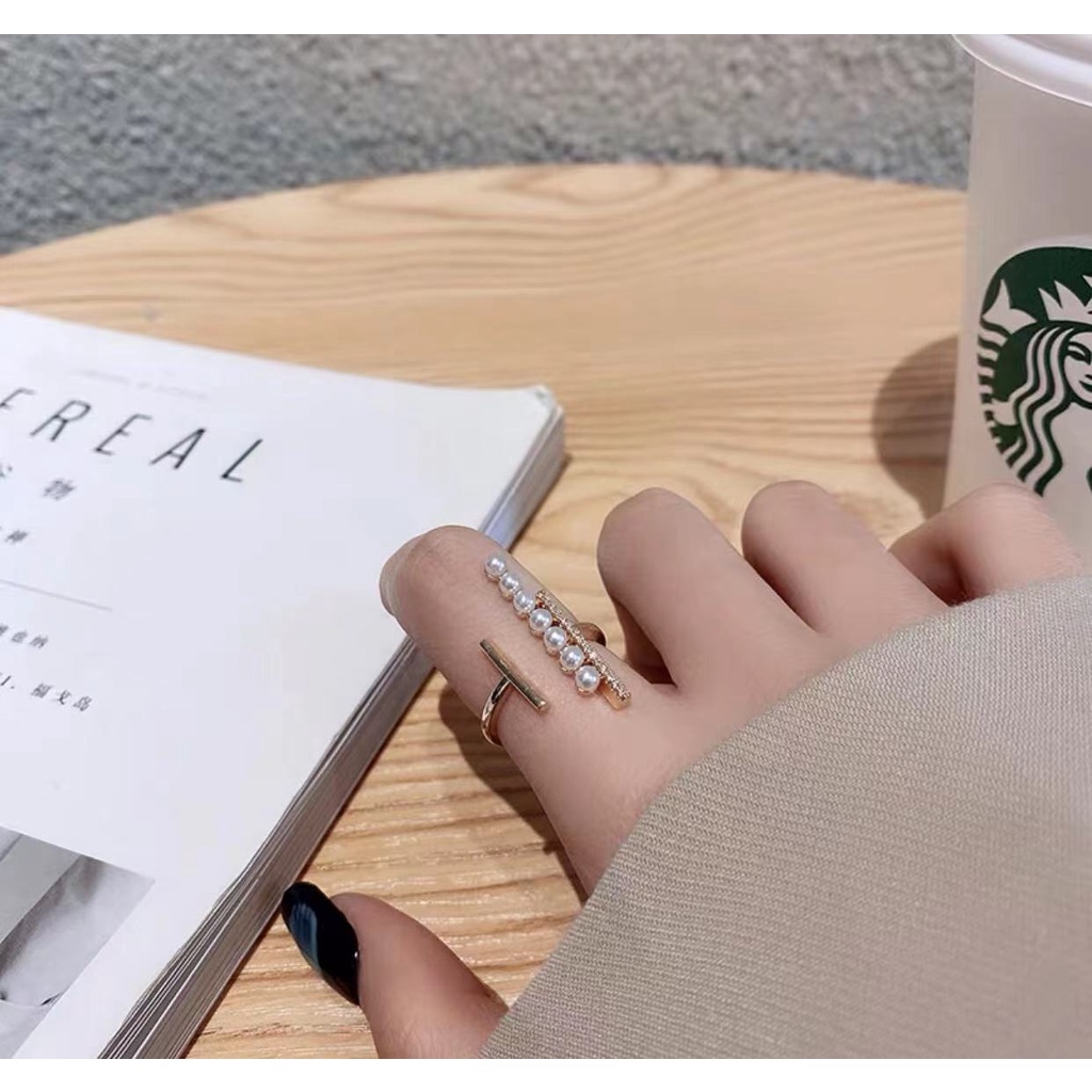 Cincin fashion korea gold anti karat C006