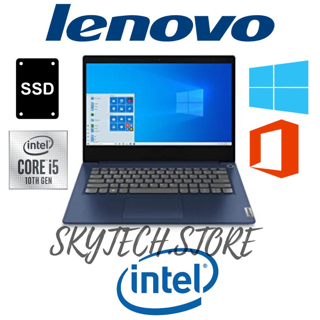 LENOVO IDEAPAD SLIM 3 INTEL CORE i5 1135G7 RAM8GB SSD512GB WINDOWS 10 + OFFICE ORIGINAL