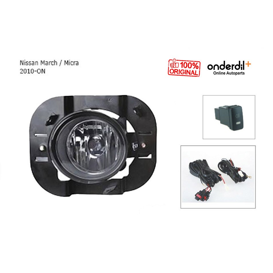 Foglamp Set Nissan March - Sepasang