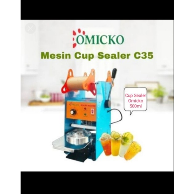 MESIN CUP SEALER OMICKO PENUTUP CUP MINUMAN