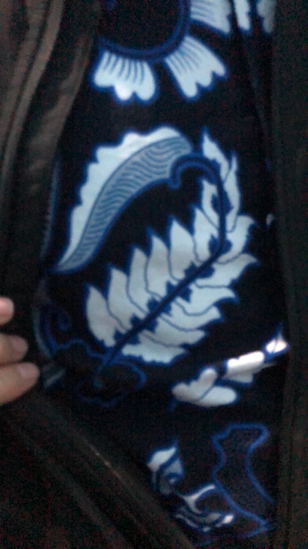 Manzone Kemeja Batik Pria Lengan Pendek Slim Fit Birawa 3-best Buy-blue