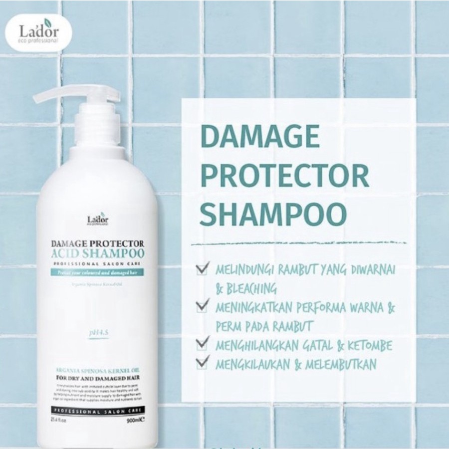 Lador Damage Protector Acid Shampoo / Conditioner 900 ml