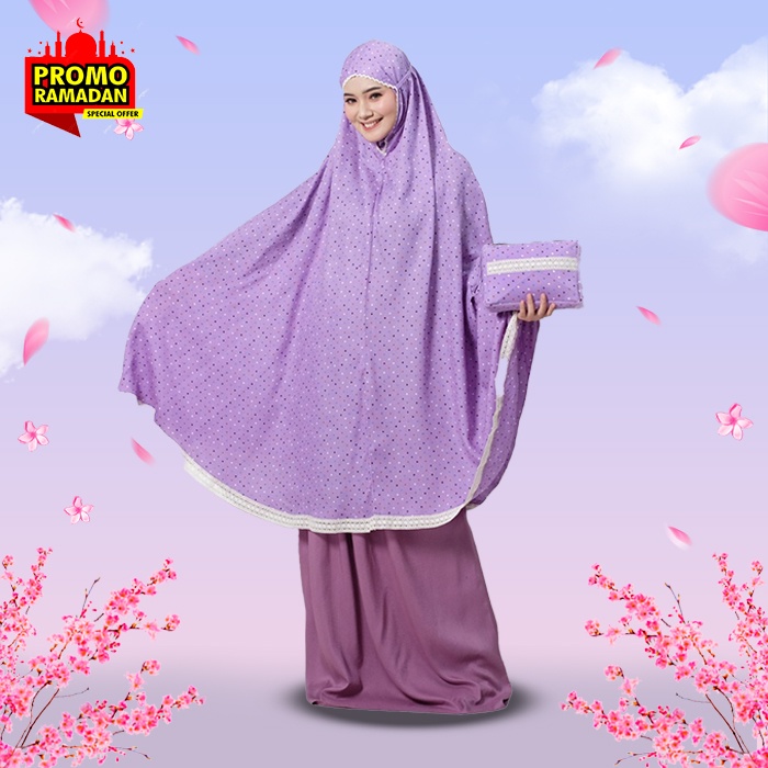 Mukenah Bali Premium Dewasa Katun Rayon Renda Mukena Bali motif Bahan Katun Rayon Adem Lembut Dewasa