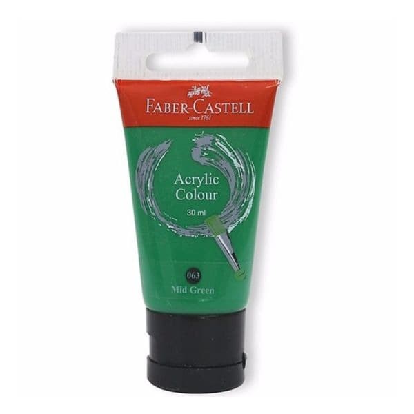 

Faber-Castell Acrylic Colour 30ml Mid Green 1183063