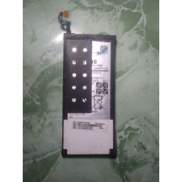 Baterai samsung s7 edge copotan