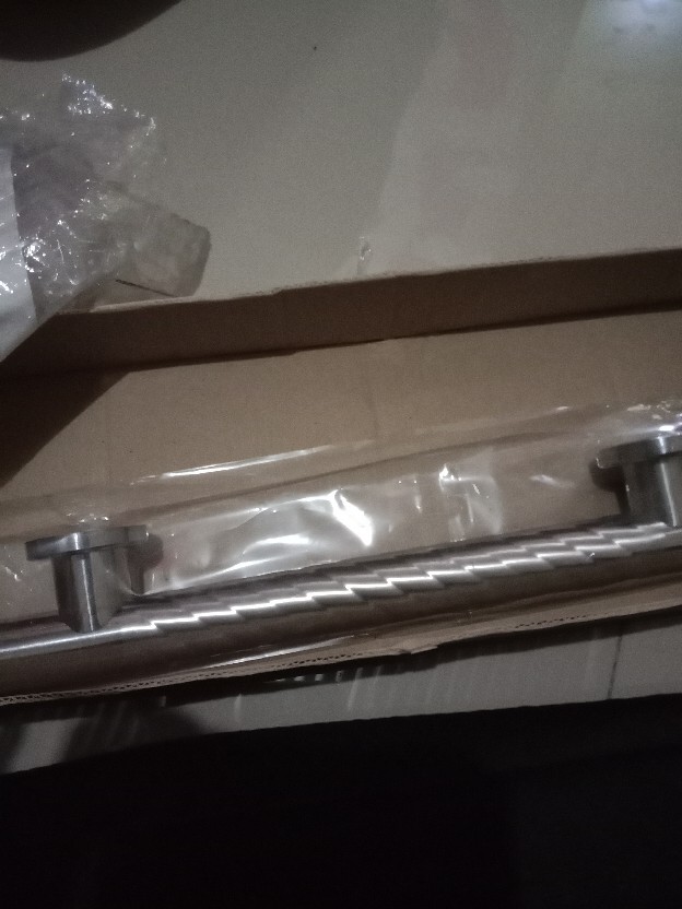 Handle Pintu Rumah 33 Cm Tarikan Pintu Bulat Gagang Pintu Suling Kunci Pintu Cowak Dof Stainles Ulir