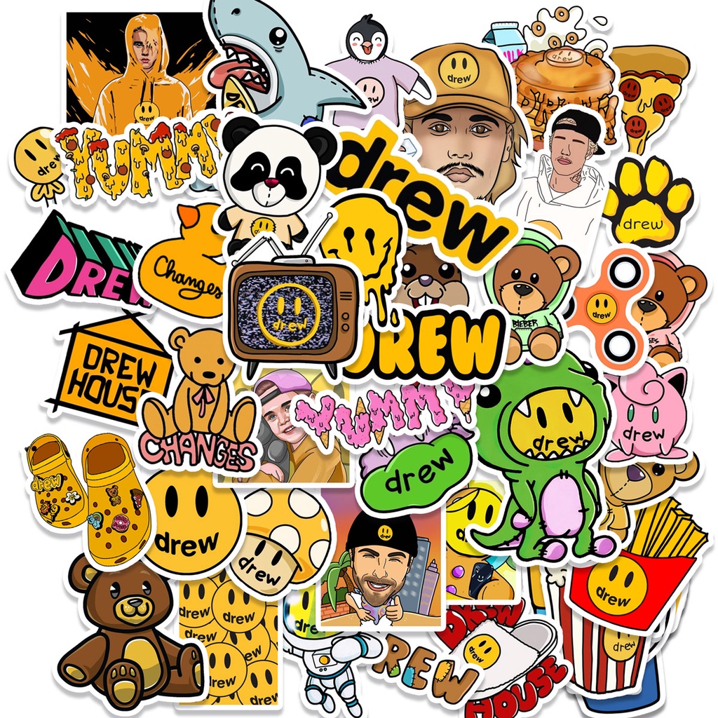 

STIKER DREW 50 PCS UNTUK HP LAPTOP DLL