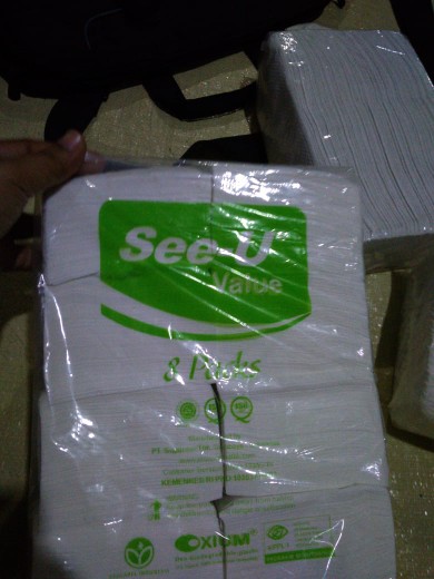 Tisu See-u Pop-up Tissue 8 In 1