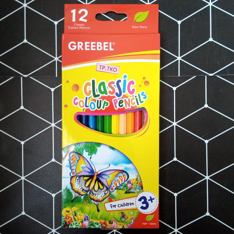

Greebel Classic Colour Pencils/Pensil Warna Greebel (Isi 12)