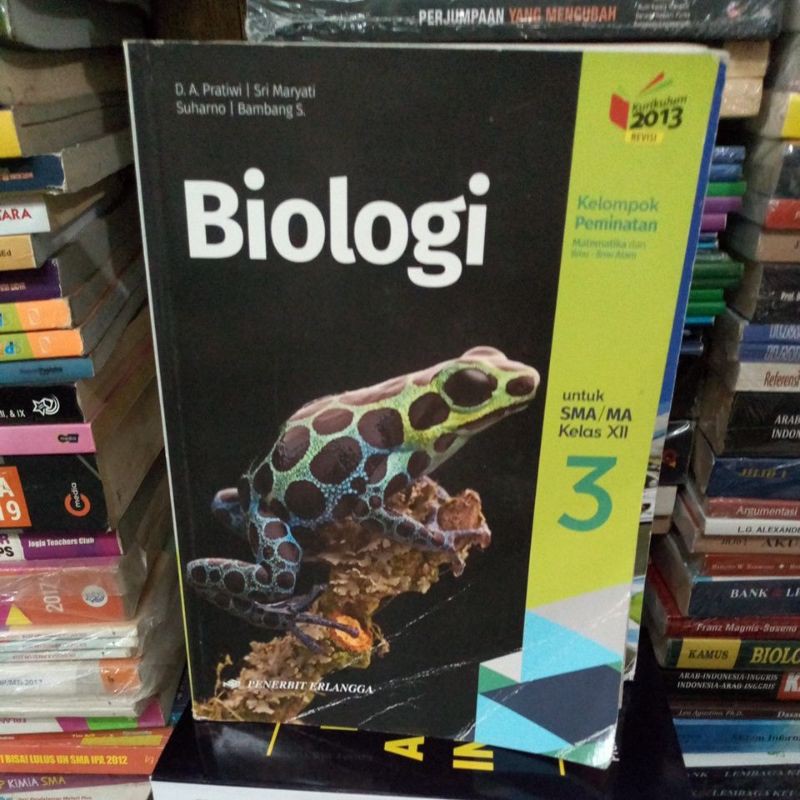 Biologi untuk SMA kelas 12 original bekas Erlangga