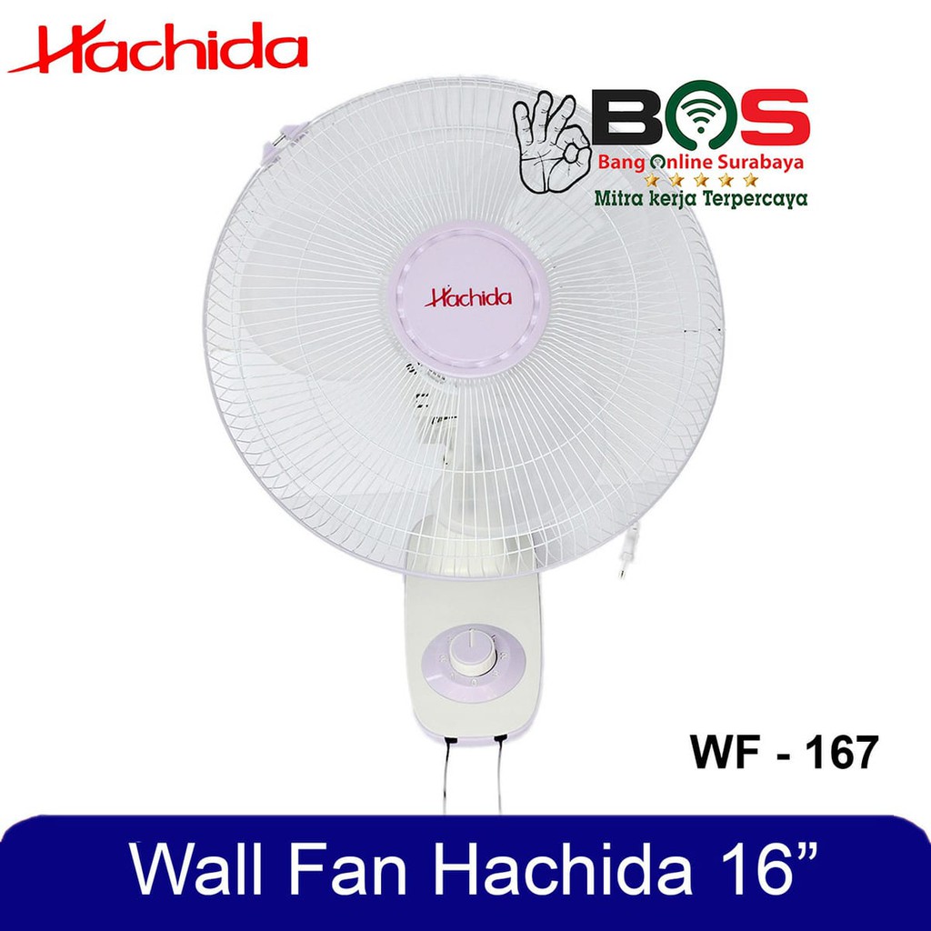 Kipas Angin Dinding Hachida Wall Fan 16 Inch WF 167 WF-167 WF167