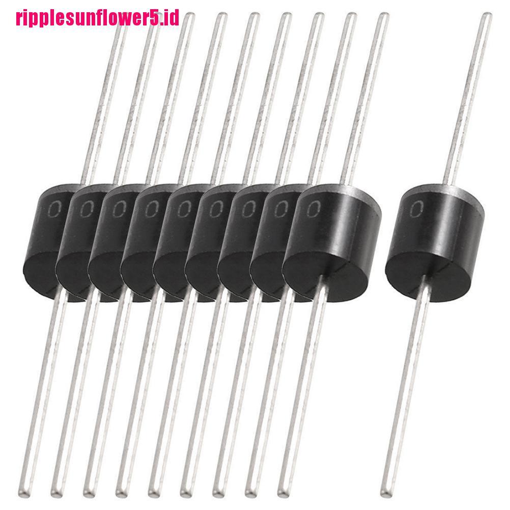 20pcs Rectifier 10A10Amp 1000V 10A 1KV R-6 MIC Axial