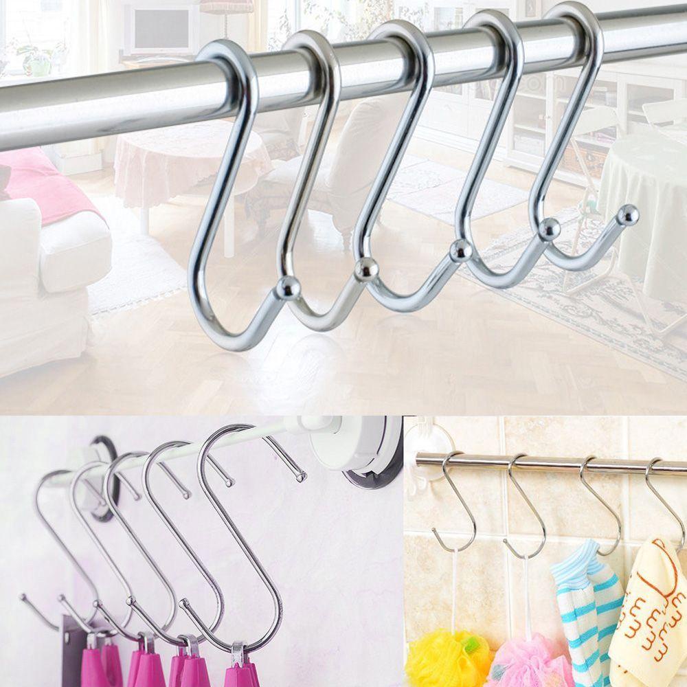 Preva 1/5 /10Pcs Gantungan Hook Kamar Mandi Holder Rak Penyimpanan Dapur Rumah