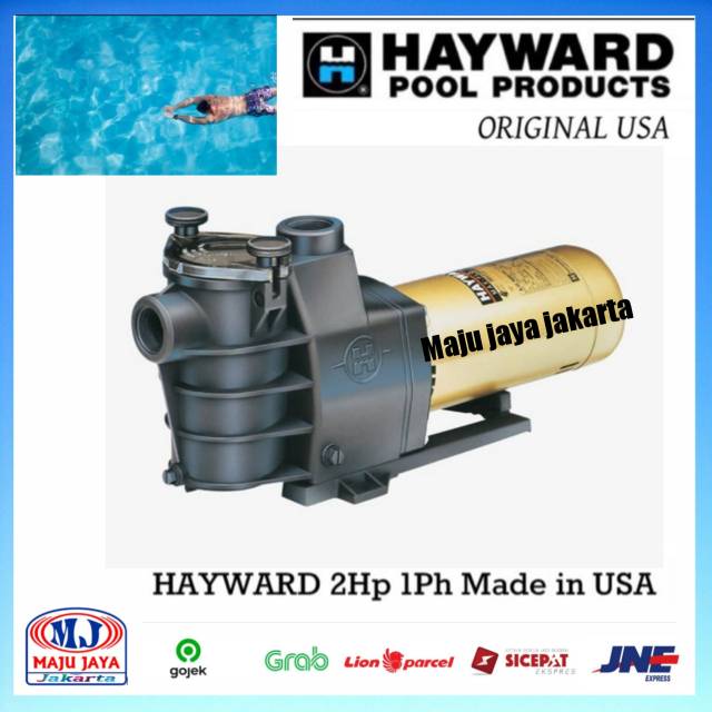 Pompa Kolam Renang HAYWARD 2HP 1Phase Original HAYWARD