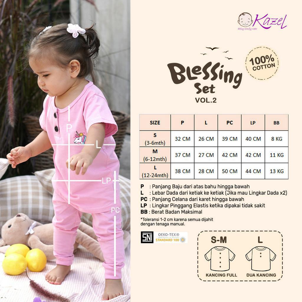 KAZEL BLESSING SET 3 MONTH - 2 TAHUN (1 STEL) / SNI | VOL 2