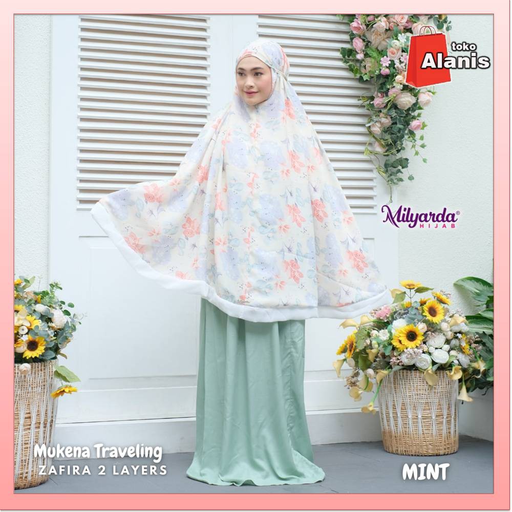 Milyarda Mukena Traveling Motif Zafira