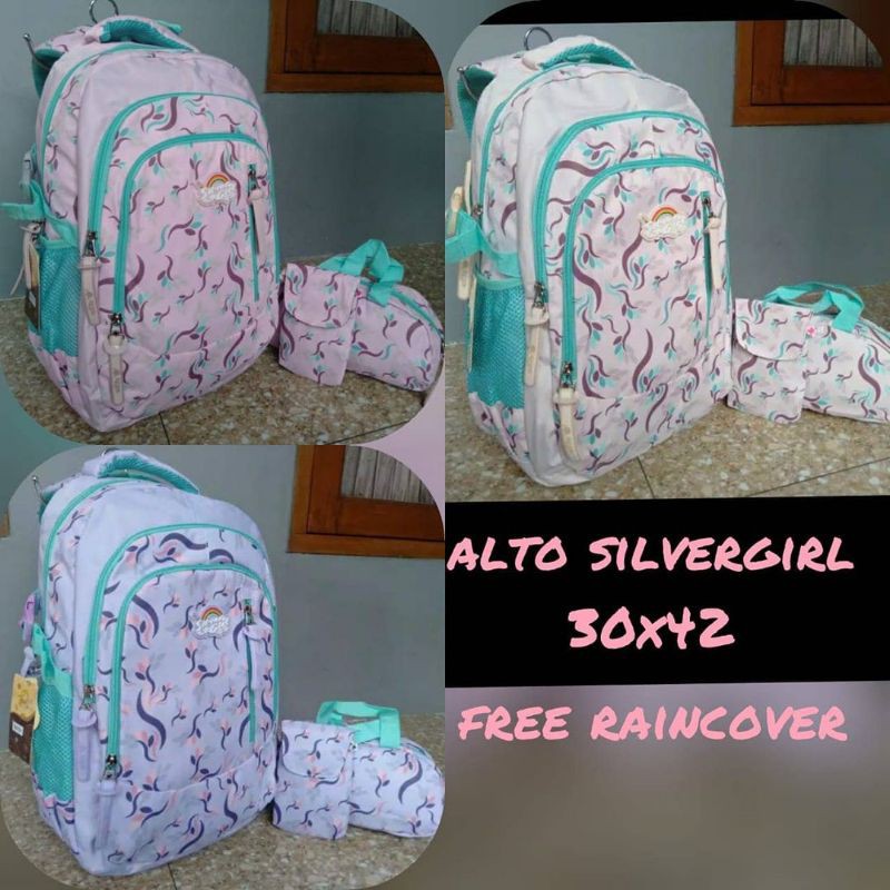 tas rangsel alto silver girl