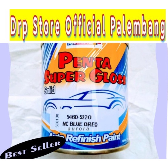 PROMO !!! Blue Biru Oreo Penta Super Gloss Cat Mobil Motor Solid NC